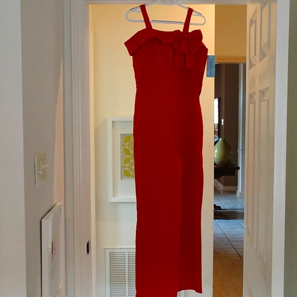 Tween Diva red romper